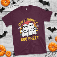 Funny Boo Sheet T Shirt Funny Halloween Boo Ghost Costume This is Double Boo Sheet - Wonder Print Shop