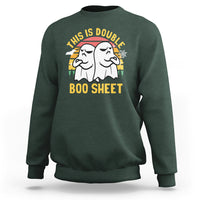 Funny Boo Sheet Sweatshirt Funny Halloween Boo Ghost Costume This is Double Boo Sheet - Wonder Print Shop