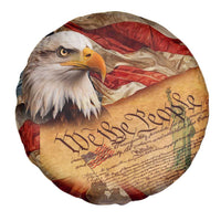We The People Patriotic Eagle American Flag Spare Tire Cover Liberty Freedom USA Pride Tribute 4th of July Independence Celebration