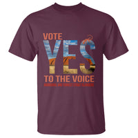 Australia Indigenous T Shirt Vote Yes To The Voice Aboriginal And Torres Strait Islanders - Wonder Print Shop
