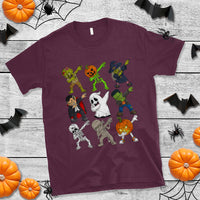 Halloween Costume T Shirt Spooky Dabbing Skeleton Zombie Scary Pumpkin - Wonder Print Shop