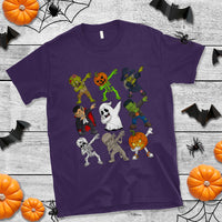 Halloween Costume T Shirt Spooky Dabbing Skeleton Zombie Scary Pumpkin - Wonder Print Shop