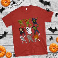 Halloween Costume T Shirt Spooky Dabbing Skeleton Zombie Scary Pumpkin - Wonder Print Shop