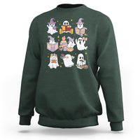 Halloween Reading Sweatshirt Reading Books Boo Sheet Ghosts Teacher Librarian - Wonder Print Shop