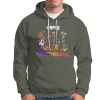 Hallothanksmas Hoodie Halloween Thanksgiving Christmas HalloThanksMas Skeleton - Wonder Print Shop
