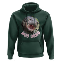 Baby Hippo Moo Deng Hoodie Cute Pygmy Hippopotamus Bouncy Pig - Wonder Print Shop