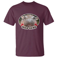 Baby Hippo Moo Deng T Shirt Cute Pygmy Hippopotamus Meme - Wonder Print Shop