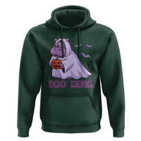Baby Hippo Moo Deng Hoodie Boo-deng Halloween Cute Pygmy Hippopotamus - Wonder Print Shop