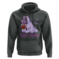 Baby Hippo Moo Deng Hoodie Boo-deng Halloween Cute Pygmy Hippopotamus - Wonder Print Shop