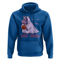 Baby Hippo Moo Deng Hoodie Boo-deng Halloween Cute Pygmy Hippopotamus - Wonder Print Shop