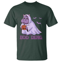 Baby Hippo Moo Deng T Shirt Boo-deng Halloween Cute Pygmy Hippopotamus - Wonder Print Shop