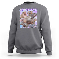 Baby Hippo Moo Deng Sweatshirt The Famous Cute Pygmy Hippopotamus - Wonder Print Shop