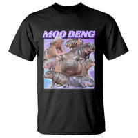 Baby Hippo Moo Deng T Shirt The Famous Cute Pygmy Hippopotamus - Wonder Print Shop