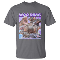 Baby Hippo Moo Deng T Shirt The Famous Cute Pygmy Hippopotamus - Wonder Print Shop