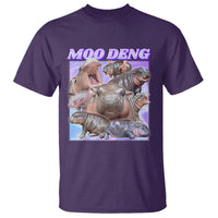 Baby Hippo Moo Deng T Shirt The Famous Cute Pygmy Hippopotamus - Wonder Print Shop