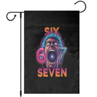 Mason 67 Chaos Edition Garden Flag Psychedelic Screaming Six Seven Meme - Wonder Print Shop