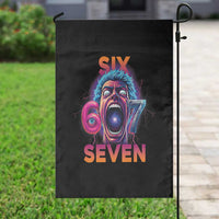 Mason 67 Chaos Edition Garden Flag Psychedelic Screaming Six Seven Meme - Wonder Print Shop