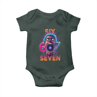 Mason 67 Chaos Edition Baby Onesie Psychedelic Screaming Six Seven Meme - Wonder Print Shop