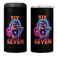 Mason 67 Chaos Edition 4 in 1 Can Cooler Tumbler Psychedelic Screaming Six Seven Meme - Wonder Print Shop