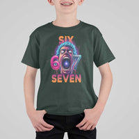 Mason 67 Chaos Edition T Shirt For Kid Psychedelic Screaming Six Seven Meme - Wonder Print Shop