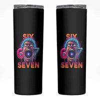 Mason 67 Chaos Edition Skinny Tumbler Psychedelic Screaming Six Seven Meme - Wonder Print Shop