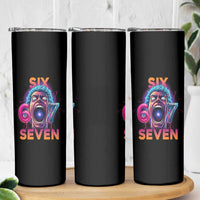 Mason 67 Chaos Edition Skinny Tumbler Psychedelic Screaming Six Seven Meme - Wonder Print Shop