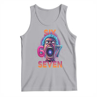 Mason 67 Chaos Edition Tank Top Psychedelic Screaming Six Seven Meme - Wonder Print Shop