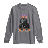 Mason 67 Kid Meme Long Sleeve Shirt Devil Edit Viral Six Seven Scream - Wonder Print Shop