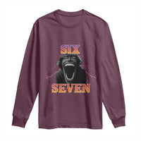 Mason 67 Kid Meme Long Sleeve Shirt Devil Edit Viral Six Seven Scream - Wonder Print Shop