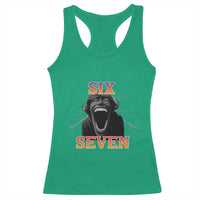 Mason 67 Kid Meme Racerback Tank Top Devil Edit Viral Six Seven Scream - Wonder Print Shop