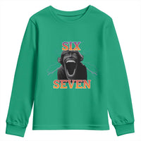 Mason 67 Kid Meme Youth Sweatshirt Devil Edit Viral Six Seven Scream - Wonder Print Shop