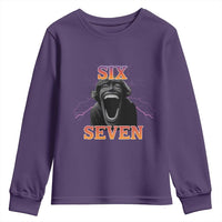 Mason 67 Kid Meme Youth Sweatshirt Devil Edit Viral Six Seven Scream - Wonder Print Shop