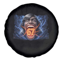 Screaming Mason 67 Kid Meme Spare Tire Cover Six Seven Viral Devil Transformation Horror Edit - Wonder Print Shop