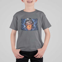 Screaming Mason 67 Kid Meme T Shirt For Kid Six Seven Viral Devil Transformation Horror Edit - Wonder Print Shop