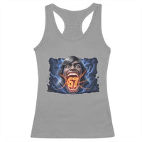 Screaming Mason 67 Kid Meme Racerback Tank Top Six Seven Viral Devil Transformation Horror Edit - Wonder Print Shop
