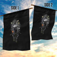 Mason 67 Energy Overload Garden Flag Six Seven Meme Lightning Horror Devil Edit - Wonder Print Shop
