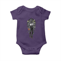 Mason 67 Energy Overload Baby Onesie Six Seven Meme Lightning Horror Devil Edit - Wonder Print Shop