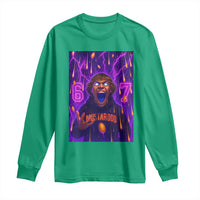 Mason 67 Meme Graphic Long Sleeve Shirt Glowing Eyes Devil Edit 6 7 Viral Six Seven Scream - Wonder Print Shop
