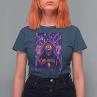 Mason 67 Meme Graphic T Shirt For Women Glowing Eyes Devil Edit 6 7 Viral Six Seven Scream - Wonder Print Shop