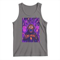 Mason 67 Meme Graphic Tank Top Glowing Eyes Devil Edit 6 7 Viral Six Seven Scream - Wonder Print Shop