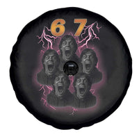 Mason 6 7 Meme Graphic Spare Tire Cover Six Seven 67 Meme Horror Edit Bootleg - Wonder Print Shop