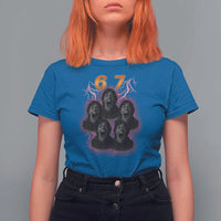 Mason 6 7 Meme Graphic T Shirt For Women Six Seven 67 Meme Horror Edit Bootleg - Wonder Print Shop