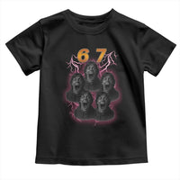 Mason 6 7 Meme Graphic Toddler T Shirt Six Seven 67 Meme Horror Edit Bootleg - Wonder Print Shop