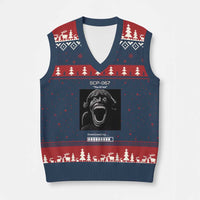 SCP 67 Mason The 6 7 Kid Meme V-Neck Knit Sweater Vest Six Seven Boy Horror Edit - Wonder Print Shop