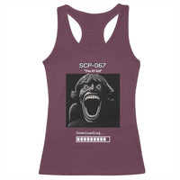 SCP 67 Mason The 6 7 Kid Meme Racerback Tank Top Six Seven Boy Horror Edit - Wonder Print Shop