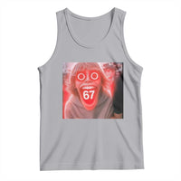 67 Mason Kid Glitchcore Graphic Tank Top Screaming Boy Six Seven Viral Meme Devil Edit - Wonder Print Shop