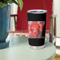 67 Mason Kid Glitchcore Graphic Tumbler Cup Screaming Boy Six Seven Viral Meme Devil Edit - Wonder Print Shop