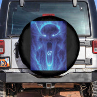 Six Seven Energy Overload Graphic Spare Tire Cover 67 Mason Kid Analog Horror Meme - Wonder Print Shop