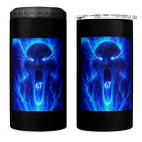Six Seven Energy Overload Graphic 4 in 1 Can Cooler Tumbler 67 Mason Kid Analog Horror Meme - Wonder Print Shop