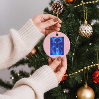 Six Seven Energy Overload Graphic Ceramic Ornament 67 Mason Kid Analog Horror Meme - Wonder Print Shop